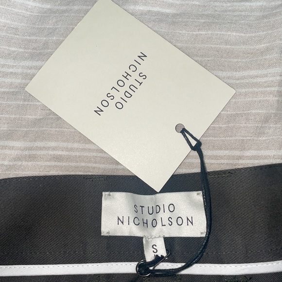 Studio Nicholson Bill Pant in Kelp - Small - Picture 8 of 8